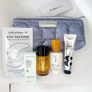 Skincare Bundle with FrancFranc Makeup Pouch: Sulwhasoo, Verso, Peach Slices